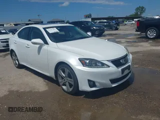 2012 Lexus IS 250 with VIN JTHBF5C23C5158016, listed as a IAAI auction lot 42106392 with 152,716 mi miles and . Bid and sale history available at DreamBid. Image 1.