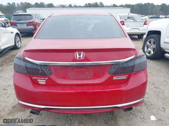 2017 Honda Accord Sedan Sport SE with VIN 1HGCR2F1XHA133452, listed as a IAAI auction lot 41802557 with 184,267 mi miles. Bid and sale history available at carsss.com. Image 17.