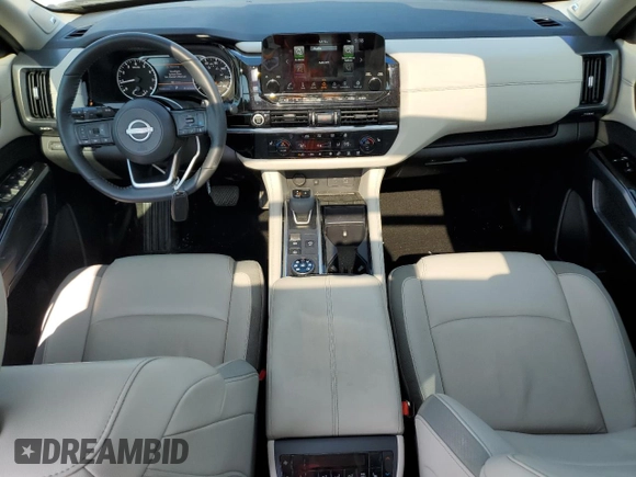 2024 Nissan Pathfinder SL with VIN 5N1DR3CD3RC240142, listed as a Copart auction lot 57849125 with 30,446 mi miles and Salvage title. Bid and sale history available at DreamBid. Image 8.