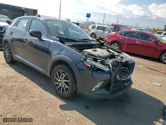 2016 Mazda CX-3 Grand Touring with VIN JM1DKFD79G0134716, listed as a Copart auction lot 45707635 with 123,034 mi miles and Salvage Title. Bid and sale history available at carsss.com. Image 10.