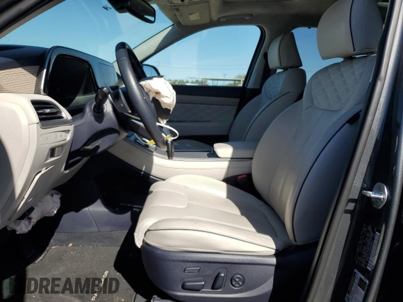 2022 Hyundai Palisade Calligraphy z VIN KM8R74HE8NU458097, wystawiony jako Copart lot #49747825 z przebiegiem 14 973 mil mil oraz Szkoda całkowita • Salvage title. Historia ofert i sprzedaży dostępna na DreamBid. Obrazek 7.
