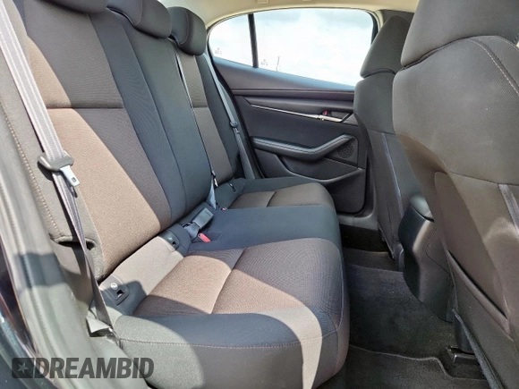 2020 Mazda 3 with VIN 3MZBPABL1LM127551, listed as a Copart auction lot 59587255 with 77,261 mi miles and Salvage title. Bid and sale history available at DreamBid. Image 10.