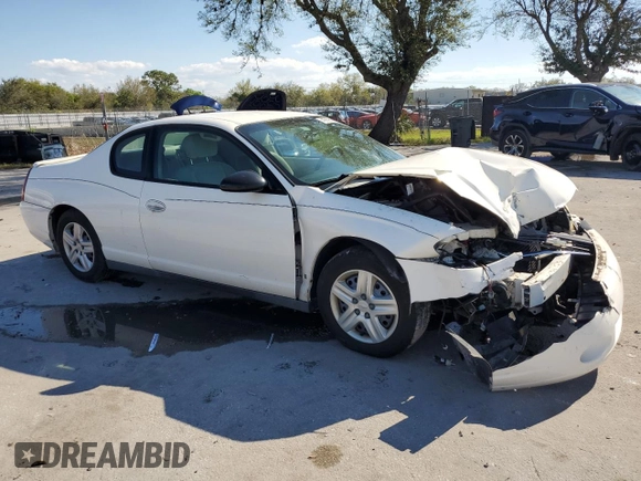 2006 Chevrolet Monte Carlo LS z VIN 2G1WJ15K569308893, wystawiony jako Copart lot #46999505 z przebiegiem 117 604 mil mil oraz Szkoda całkowita • Salvage title. Historia ofert i sprzedaży dostępna na DreamBid. Obrazek 4.