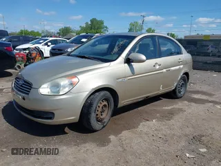 2007 Hyundai Accent GLS with VIN KMHCN46C47U101984, listed as a IAAI auction lot 42234484 with 185,048 mi miles and . Bid and sale history available at DreamBid. Image 2.