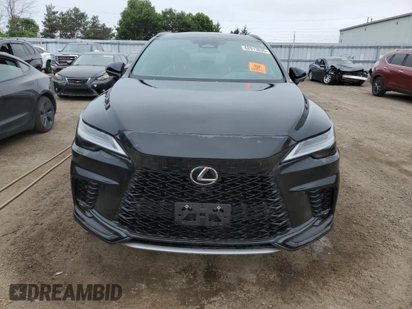 2023 Lexus RX 500h F Sport Performance z VIN 2T2BCMEA7PC008410, wystawiony jako Copart lot #62013635 z przebiegiem 7 720 mil mil oraz Czysty tytuł • Clean title. Historia ofert i sprzedaży dostępna na DreamBid. Obrazek 5.