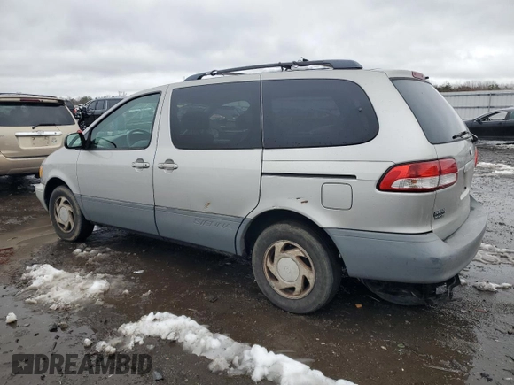 2002 Toyota Sienna LE with VIN 4T3ZF13C22U419662, listed as a Copart auction lot 44491265 with 187,169 mi miles and Salvage Title. Bid and sale history available at DreamBid. Image 2.