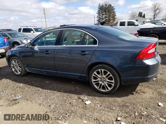 2007 Volvo S80 V8 with VIN YV1AH852X71026271, listed as a Copart auction lot 46933095 with 161,484 mi miles and Salvage Title. Bid and sale history available at carsss.com. Image 2.