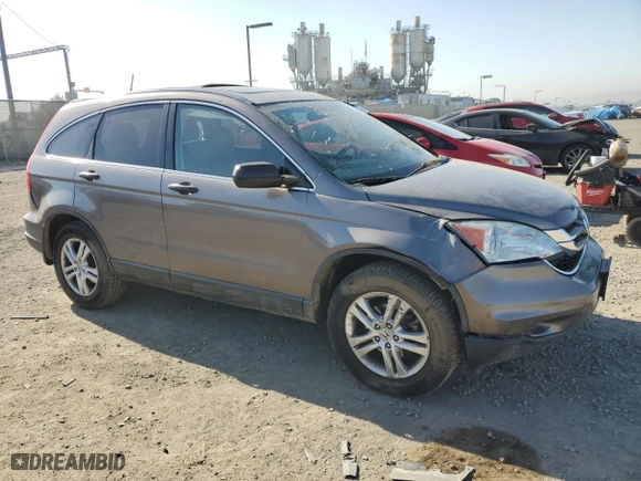 2010 Honda CR-V EX with VIN 5J6RE3H50AL044407, listed as a Copart auction lot 52341515 with 88,244 mi miles and Salvage Title. Bid and sale history available at carsss.com. Image 4.