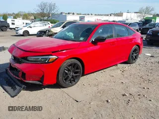 2025 Honda Civic Sport with VIN 2HGFE2F51SH528155, listed as a IAAI auction lot 42094578 with 6,403 mi miles and . Bid and sale history available at DreamBid. Image 16.