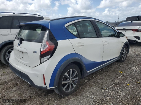 2018 Toyota Prius c One with VIN JTDKDTB34J1599888, listed as a Copart auction lot 50754435 with 108,309 mi miles and Clean Title. Bid and sale history available at carsss.com. Image 3.