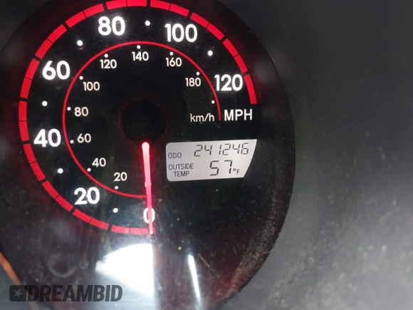 2006 Toyota Matrix STD with VIN 2T1KR32E26C596932, listed as a IAAI auction lot 41706466 with 241,246 mi miles. Bid and sale history available at carsss.com. Image 7.