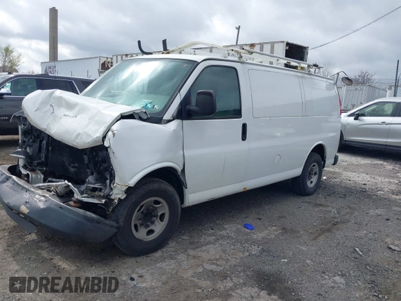 2009 Chevrolet Express Cargo Van with VIN 1GCGG25C791108423, listed as a IAAI auction lot 41919297 with 1 mi miles. Bid and sale history available at carsss.com. Image 17.