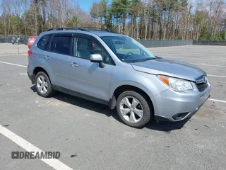 2014 Subaru Forester 2.5i Premium with VIN JF2SJAECXEH494196, listed as a IAAI auction lot 42097228 with 119,448 mi miles. Bid and sale history available at carsss.com. Image 1.