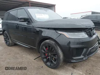 2021 Land Rover Range Rover Sport HST with VIN SALWS2RU4MA765128, listed as a IAAI auction lot 41450592 with 25,434 mi miles. Bid and sale history available at carsss.com. Image 1.