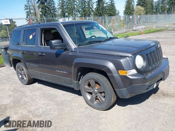 2014 Jeep Patriot Latitude with VIN 1C4NJPFA5ED928074, listed as a IAAI auction lot 42035754 with 155,636 mi miles and . Bid and sale history available at carsss.com. Image 1.