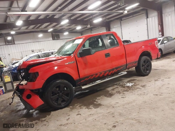 2013 Ford F-150 XL with VIN 1FTFX1EFXDFB58633, listed as a IAAI auction lot 41228757 with NaN miles. Bid and sale history available at carsss.com. Image 2.