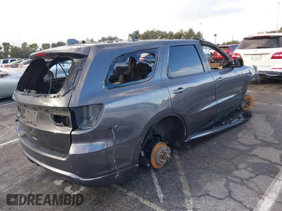 2018 Dodge Durango GT with VIN 1C4RDJDG1JC219395, listed as a IAAI auction lot 38374380 with Not provided miles and . Bid and sale history available at DreamBid. Image 4.