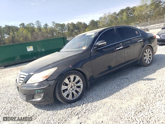 2009 Hyundai Genesis with VIN KMHGC46E19U039312, listed as a Copart auction lot 51131965 with 234,586 mi miles and Salvage Title. Bid and sale history available at carsss.com. Image 1.
