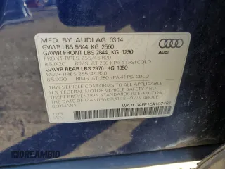 2014 Audi SQ5 Premium Plus with VIN WA1CGAFP1EA107461, listed as a Copart auction lot 80124494 with 99,167 mi miles and Salvage Title. Bid and sale history available at carsss.com. Image 14.