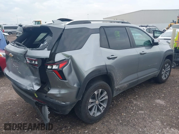 2025 Chevrolet Equinox FWD LT with VIN 3GNAXHEG4SL167463, listed as a IAAI auction lot 42494601 with 16,543 mi miles and . Bid and sale history available at DreamBid. Image 4.