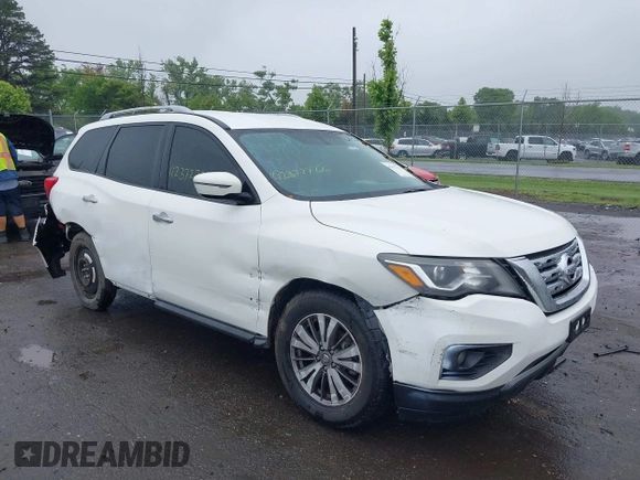 2017 Nissan Pathfinder SV with VIN 5N1DR2MN3HC625541, listed as a IAAI auction lot 42372722 with 225,329 mi miles and . Bid and sale history available at DreamBid. Image 1.