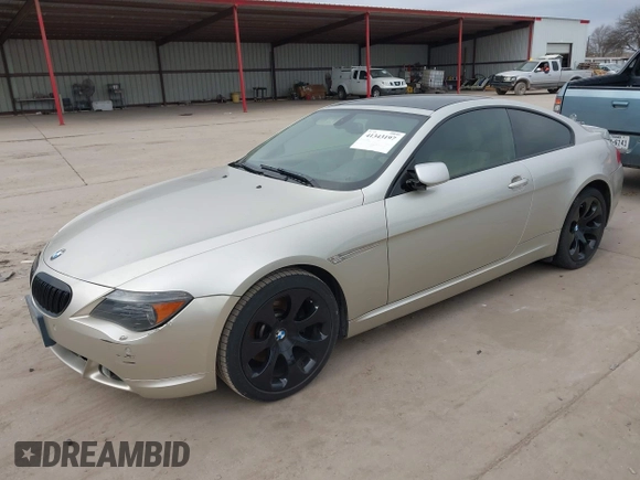 2007 BMW 6 Series 650i with VIN WBAEH135X7CR52022, listed as a IAAI auction lot 41343197 with 87,607 mi miles. Bid and sale history available at carsss.com. Image 2.