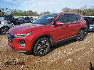 2020 Hyundai Santa Fe Limited with VIN 5NMS53AA7LH302490, listed as a Copart auction lot 50130475 with 49,405 mi miles and Salvage Title. Bid and sale history available at carsss.com. Image 1.