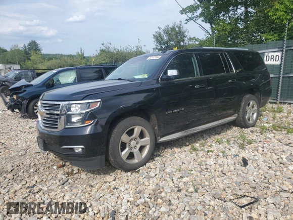 2015 Chevrolet Suburban LTZ with VIN 1GNSKKKC8FR199218, listed as a Copart auction lot 64147184 with 181,676 mi miles and Salvage Title. Bid and sale history available at DreamBid. Image 1.