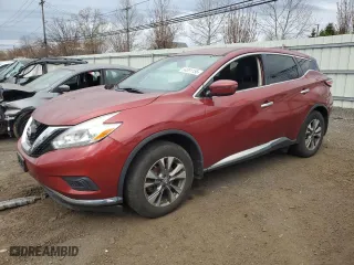 2016 Nissan Murano SL with VIN 5N1AZ2MH0GN160040, listed as a Copart auction lot 54091155 with 191,292 mi miles and Clean Title. Bid and sale history available at carsss.com. Image 1.