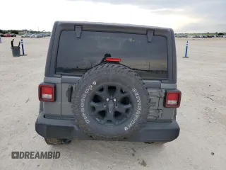 2021 Jeep Wrangler Unlimited Sport S with VIN 1C4HJXDG8MW576406, listed as a Copart auction lot 56369535 with 58,355 mi miles and Salvage title. Bid and sale history available at DreamBid. Image 6.