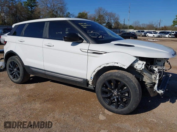 2019 Land Rover Range Rover Evoque SE with VIN SALVP2RX2KH352197, listed as a IAAI auction lot 41202036 with 109,212 mi miles. Bid and sale history available at carsss.com. Image 1.