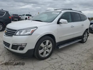 2016 Chevrolet Traverse LTZ z VIN 1GNKVJKD6GJ103208, wystawiony jako Copart lot #53154295 z przebiegiem 110 093 mil mil oraz Szkoda całkowita • Salvage title. Historia ofert i sprzedaży dostępna na DreamBid. Obrazek 1.
