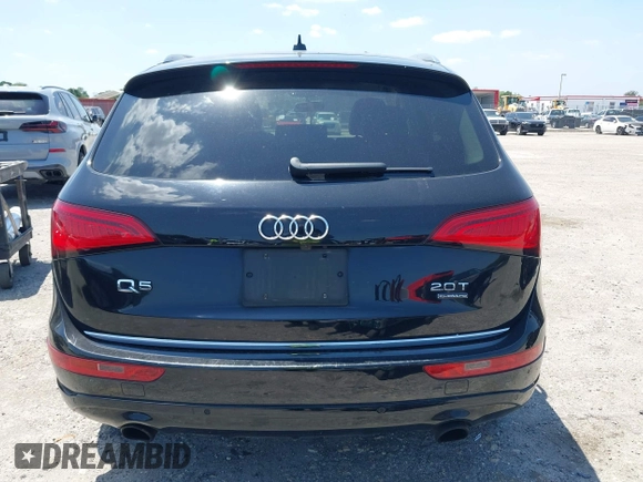 2017 Audi Q5 Premium with VIN WA1C2AFPXHA086693, listed as a IAAI auction lot 42043180 with 145,876 mi miles and . Bid and sale history available at DreamBid. Image 16.