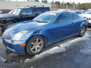2005 Infiniti G35 Coupe with VIN JNKCV54E25M409519, listed as a Copart auction lot 45259875 with 138,904 mi miles and Salvage Title. Bid and sale history available at carsss.com. Image 1.
