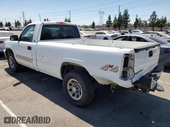 2006 Chevrolet Silverado 1500 Work Truck with VIN 3GCEK14Z16G198106, listed as a Copart auction lot 68331134 with 197,064 mi miles and Salvage Title. Bid and sale history available at carsss.com. Image 2.