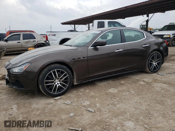 2017 Maserati Ghibli S Q4 with VIN ZAM57RTL6H1199004, listed as a Copart auction lot 46513193 with 53,767 mi miles. Bid and sale history available at carsss.com. Image 1.