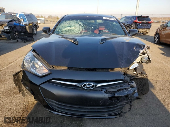 2013 Hyundai Genesis Coupe R-Spec with VIN KMHHT6KD4DU111402, listed as a Copart auction lot 48752935 with 104,119 mi miles and Salvage title. Bid and sale history available at DreamBid. Image 5.