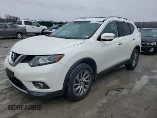 2015 Nissan Rogue SV with VIN 5N1AT2MT6FC780228, listed as a Copart auction lot 46169534 with 102,371 mi miles and Salvage Title. Bid and sale history available at carsss.com. Image 1.