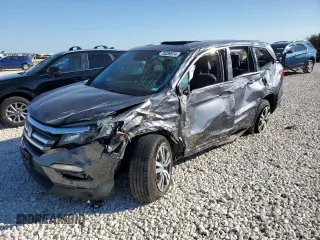 2018 Honda Pilot EX-L with VIN 5FNYF5H6XJB008231, listed as a Copart auction lot 70389974 with Not provided miles and Salvage title. Bid and sale history available at DreamBid. Image 1.