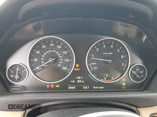 2015 BMW 3 Series 328i xDrive with VIN WBA3B5C52FF960001, listed as a Copart auction lot 52235695 with 80,950 mi miles and Salvage Title. Bid and sale history available at carsss.com. Image 9.
