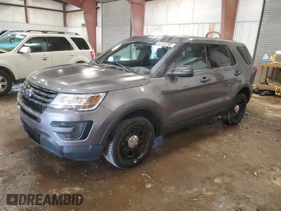 2018 Ford Police Interceptor Utility z VIN 1FM5K8ATXJGC77170, wystawiony jako Copart lot #76998874 z przebiegiem 133 130 mil mil oraz Czysty tytuł • Clean title. Historia ofert i sprzedaży dostępna na DreamBid. Obrazek 1.