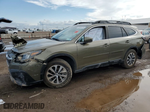 2021 Subaru Outback Premium с VIN 4S4BTAFC3M3178606, выставлен на аукционе Copart как лот 58985295 с пробегом 54 535 миль миль и Списание • Salvage title. История ставок и продаж доступна на DreamBid. Изображение 1.