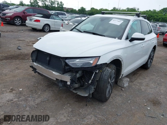 2021 Audi Q5 Premium Plus with VIN WA1BAAFY4M2119148, listed as a IAAI auction lot 42177607 with 68,481 mi miles and . Bid and sale history available at DreamBid. Image 18.