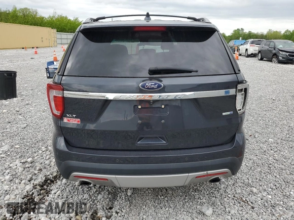 2017 Ford Explorer XLT z VIN 1FM5K8DH1HGA85833, wystawiony jako Copart lot #56557085 z przebiegiem 243 806 mil mil oraz Czysty tytuł • Clean title. Historia ofert i sprzedaży dostępna na DreamBid. Obrazek 6.