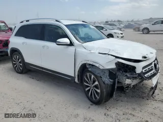 2021 Mercedes-Benz GLB with VIN W1N4M4GB0MW148696, listed as a Copart auction lot 53642925 with 78,483 mi miles and Salvage Title. Bid and sale history available at carsss.com. Image 4.