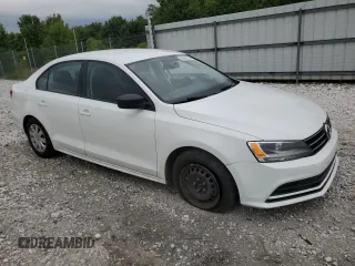 2015 Volkswagen Jetta S with VIN 3VW2K7AJ0FM400517, listed as a Copart auction lot 58368185 with 88,470 mi miles and Salvage title. Bid and sale history available at DreamBid. Image 4.