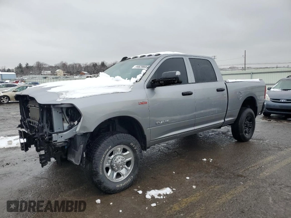 2021 Ram 2500 Tradesman with VIN 3C6UR5CJ7MG582518, listed as a Copart auction lot 44629885 with 51,054 mi miles and Salvage Title. Bid and sale history available at carsss.com. Image 1.