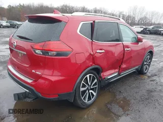 2017 Nissan Rogue S with VIN JN8AT2MVXHW278799, listed as a IAAI auction lot 41838458 with 84,742 mi miles and . Bid and sale history available at DreamBid. Image 4.