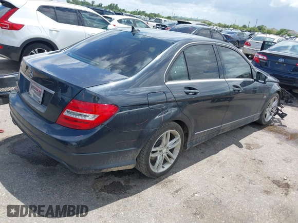 2012 Mercedes-Benz C 250 Sport with VIN WDDGF4HB1CR224961, listed as a IAAI auction lot 39658005 with 82,682 mi miles and . Bid and sale history available at DreamBid. Image 4.