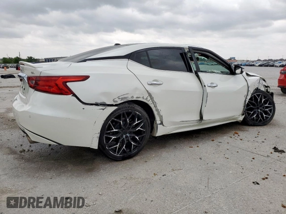2016 Nissan Maxima S with VIN 1N4AA6AP5GC408105, listed as a Copart auction lot 59423595 with 97,608 mi miles and Salvage title. Bid and sale history available at DreamBid. Image 3.